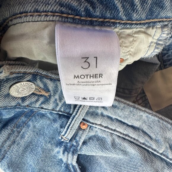 Mother The Half-Pipe Ankle Jeans Size 31 Women's This Is How I Roll - Picture 5 of 10